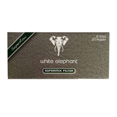 White Elephant Supermix Filter, 9 mm, 20 Stück