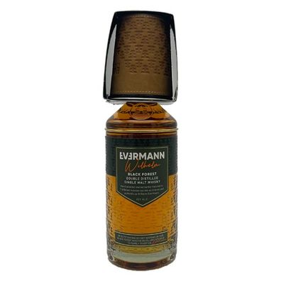 Evermann Wilhelm Black Forest Whisky Geschenkset + Würfelbecher, 42% Vol. 0,7 l