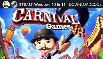 NEU PC Computer Spiel Carnival Games VR für Windows 10 11 STEAM Game Download
