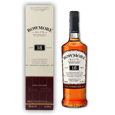 Bowmore 18 Jahre alter Single Malt Whisky, 43% Vol. 0,7 l