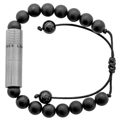 Les Fines Lames, Punch Bracelete, Zigarrenbohrer-Armband, Onxy Matte