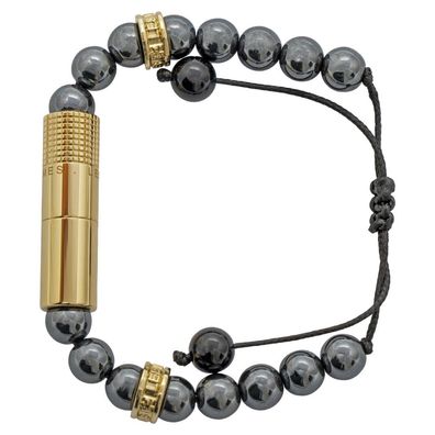 Les Fines Lames, Punch Bracelete, Zigarrenbohrer-Armband, Mercurio Gold Ring