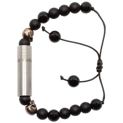 Les Fines Lames, Punch Bracelete, Zigarrenbohrer-Armband, Oscuro Matte Skull 1