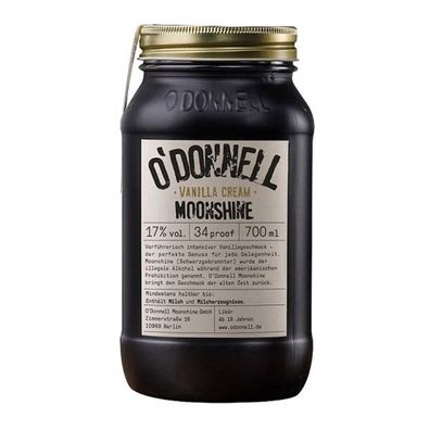 O'Donnell Vanilla Cream Moonshine Likör, 17% Vol. 0,7 l