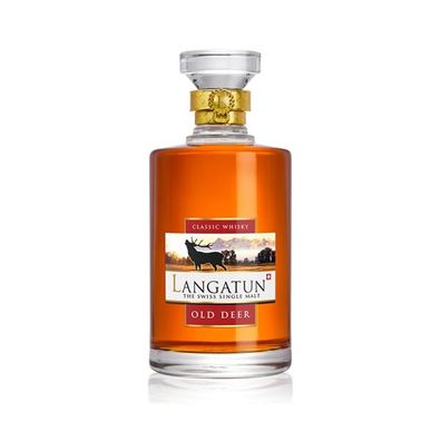 Langatun Old Deer Swiss Single Malt Whisky, 40% Vol. 0,5 l