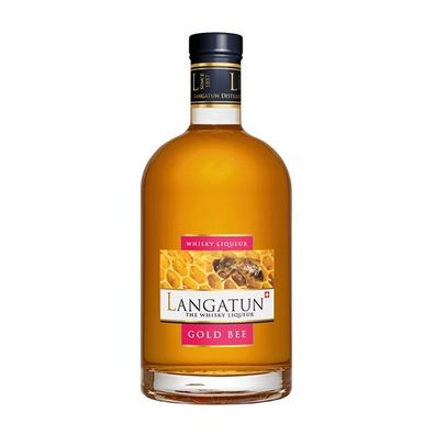 Langatun Gold Bee Swiss Whisky Likör, 28% Vol. 0,5 l