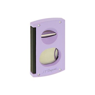 ST Dupont Zigarrencutter, Doppelklinge 23mm Schnitt, V-Cut, Purple