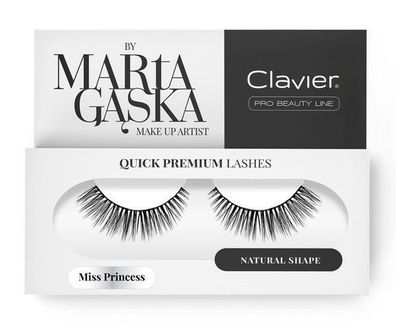 Clavier Premium Wimpernstreifen Miss Princess 823 - 10 Paar