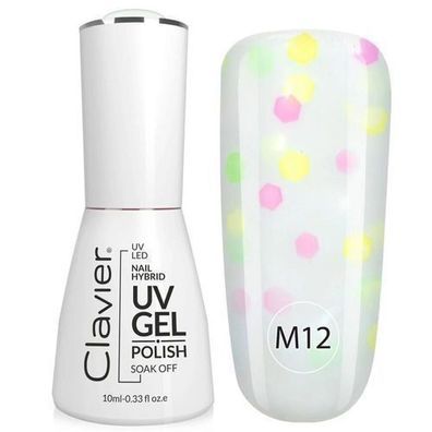 Clavier Luxus Multifarben UV-Nagellack M12 Papita, 10ml