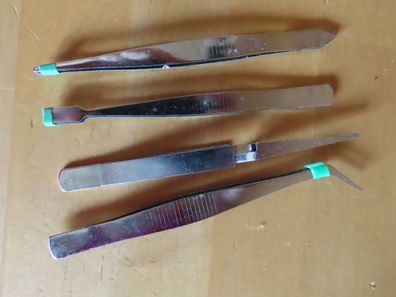 unterschiedliche Pinzetten Basteln Maniküre Pediküre /4 St