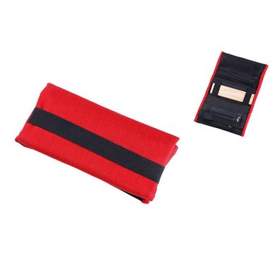 Angelo Tabakbeutel / Drehtasche Textil, Rot für Tabak + Zubehör