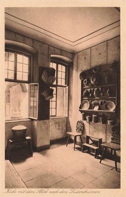 AK Frankfurt a.M. (60306) Küche zum Saalbrunnen, n. gelaufen