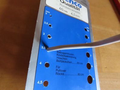 Strickhilfe Hilfsnadel Zopfstricknadel Zopfnadel Gr.3,5 beschichtet ca. 12 cm