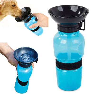 Tragbare Katze Hund Haustier Wasserflasche Trinkbecher Welpe Reisen Trinkbrunnen