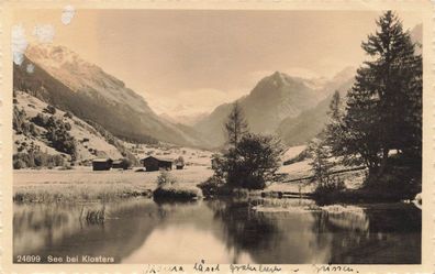AK Klosters (7250), See bei Klosters, n. gelaufen