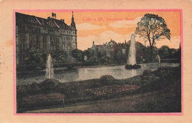 AK Köln (50667), Deutscher Ring, gelaufen am 15.06.1921