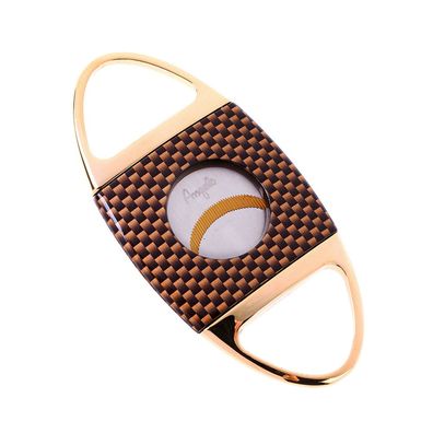 Angelo Zigarrenabschneider Metall, Carbon Gold, Ringmaß 60