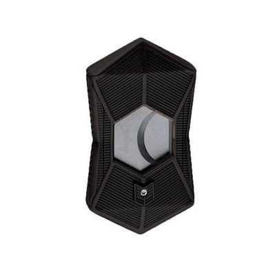 Angelo Zigarrenabschneider Metall modernes Design, Schwarz, Ringmaß 61