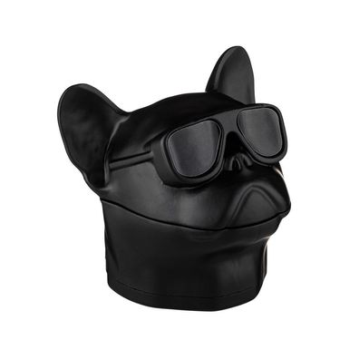 Super Heroes Kräutermühle Hundekopf, Schwarz, Ø 55mm, 5-teilig