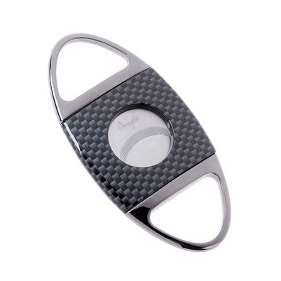Angelo Zigarrenabschneider Metall, Carbon Anthrazit, Ringmaß 60