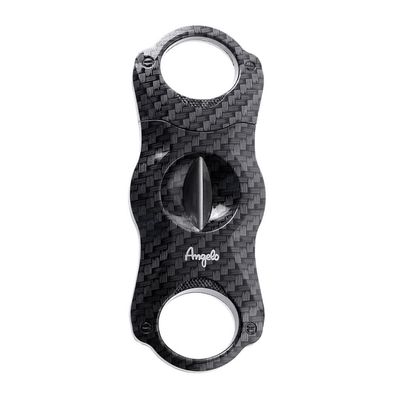 Angelo Zigarrencutter V-Cut aus Plastik, Carbon Grau, 60 Ringmaß