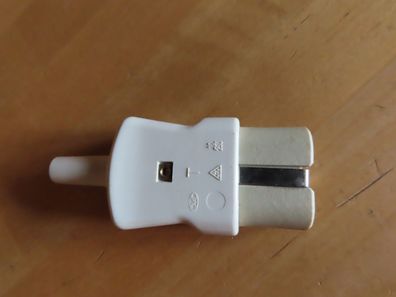 ErsatzStecker Heißgeräte Stecker OHNE Kabel Gerätestecker für alte Geräte