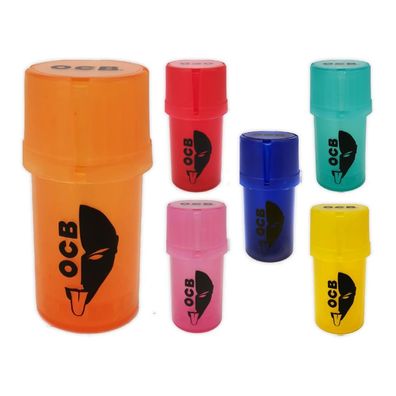 OCB 2-in-1 Multifunktionsgrinder, Behälter und Kräutermühle (Farbe zufällig)