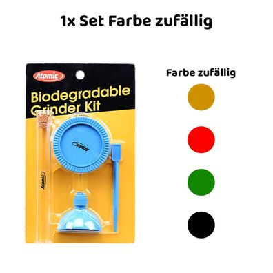 Atomic Hemp Kräutermühlen Set, Farbe nicht wählbar