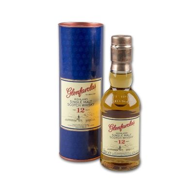 Glenfarclas Highland Single Malt Scotch Whisky, 12 Jahre, 43% Vol. 0,2 l