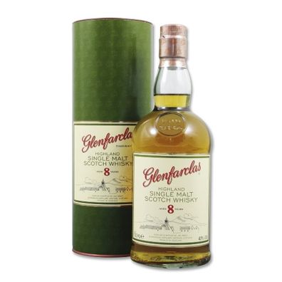 Glenfarclas Highland Single Malt Scotch Whisky, 8 Jahre, 40% Vol. 0,7 l