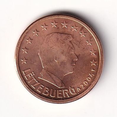 1 Cent Münze Luxemburg - 2004 - "Großherzog Henri I"