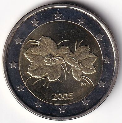 2 Euro Münze Finnland - 2005 - "Moltebeere"