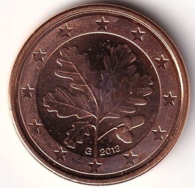 1 Cent Münze Deutschland - 2012 / -G