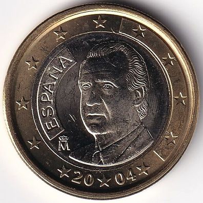 1 Euro Münze Spanien - 2004 - "König Juan Carlos I"