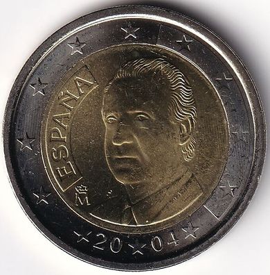 2 Euro Münze Spanien - 2004 - "König Juan Carlos I"