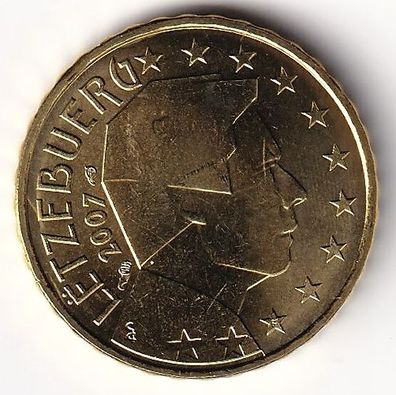 10 Cent Münze Luxemburg - 2007 - "Großherzog Henri I"