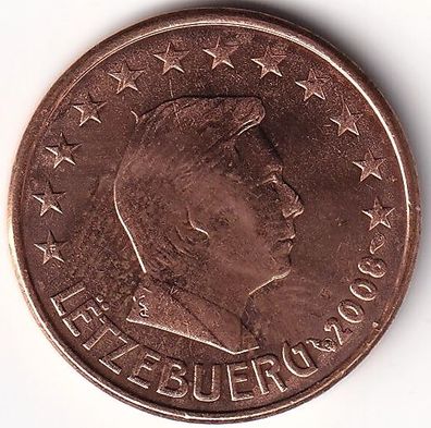 5 Cent Münze Luxemburg - 2008 - "Großherzog Henri I"
