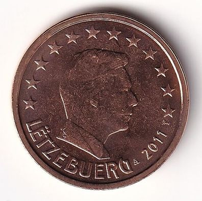 2 Cent Münze Luxemburg - 2011 - "Großherzog Henri I"