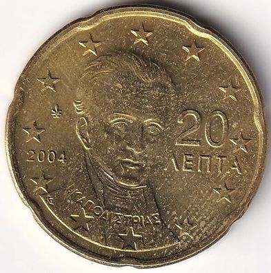 20 Cent Münze Griechenland 2004 - "Ioannis Kapodistrias"