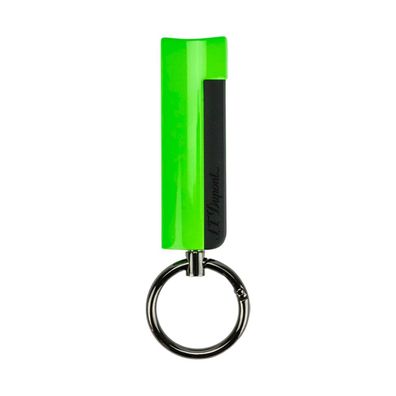 ST Dupont Zigarrenbohrer Fluo mit Schlüsselanhänger, Schwarz / Grün