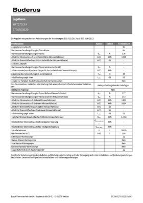 Buderus Logatherm WPT260.4 A Warmwasser Wärmepumpe 7738340434