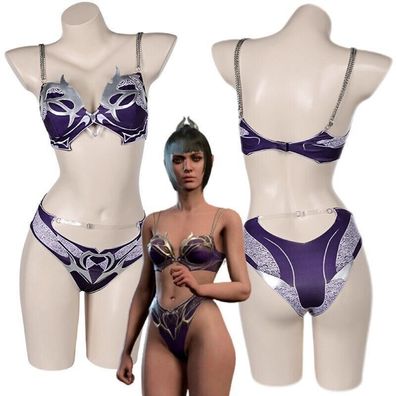 Baldur"s Gate Shadowheart Bikini Bademode Cosplay Kostum Frauen Party Outfits