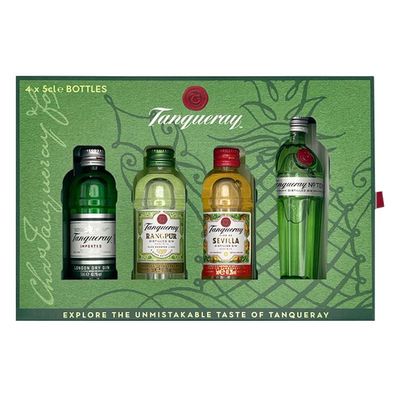Tanqueray Gin Tastingset, 41,5 - 47,3% Vol. 0,2 l