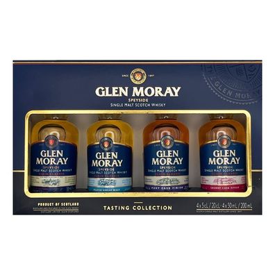 Glen Moray Whisky Tastingset, 40% Vol. 0,7 l