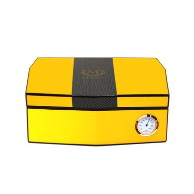 Myon Humidor, Racing-Edition GELB, für ca. 10 Zigarren