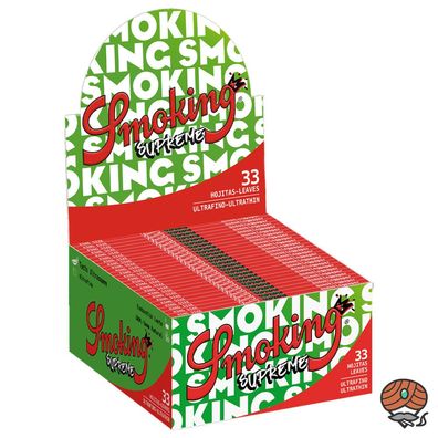Smoking Supreme King Size - 1 Box mit 50 Hefte à 33 Papes