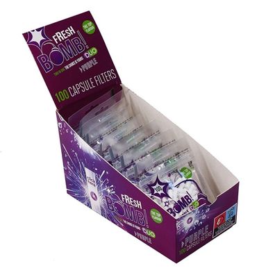 Fresh Bomb! PURPLE Duo Slim Click-Filter, 1 Box mit 10 Packungen à 100 Stück