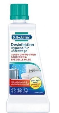Dr. Beckmann Reisehygiene Desinfektionsmittel, 50 ml