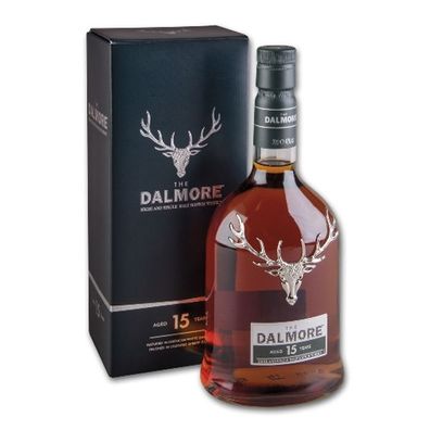 The Dalmore 15 Jahre Highland Single Malt Scotch Whisky, 40% Vol. 0,7 l