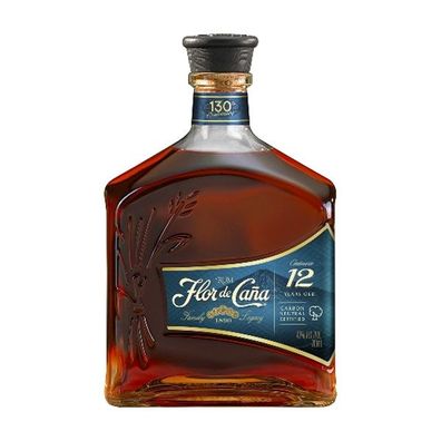 Flor de Caña 12 Years Old Rum, 40% Vol. 0,7 l